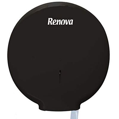 RENOVA Jumbo Nero Toalettpappershållare - Enkel att installera RENOVA Jumbo Nero Toalettpappershållare - Enkel att installera