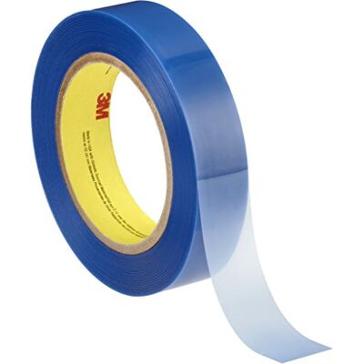 3M 3 m polyestertäcktejp för pulverlackering, 8901, 50,8 mm x 66 m, 0,06 mm, blå (24-pack) 3M 3 m polyestertäcktejp för pulverlackering, 8901, 50,8 mm x 66 m, 0,06 mm, blå (24-pack)