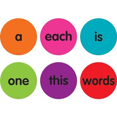 Teacher Created Resources Spot On® Sight Words 1-50 mattmarkörer, 4 tum Teacher Created Resources Spot On® Sight Words 1-50 mattmarkörer, 4 tum