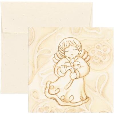 THUN Lås ängel, ceremoni papper pappersvaror 7,5 x 7,5 cm THUN Lås ängel, ceremoni papper pappersvaror 7,5 x 7,5 cm