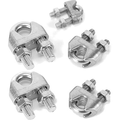 cyclingcolors 5x förzinkad stålbygelklämma U-kontakt bult för stålkabel gör-det-själv verktygshantering, 5 mm cyclingcolors 5x förzinkad stålbygelklämma U-kontakt bult för stålkabel gör-det-själv verktygshantering, 5 mm