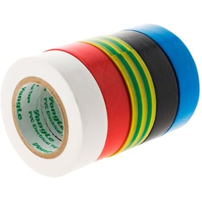 Zenitech Set Av 5 Klisterband 15mm x 10m Skyddar Mot Kortslutningar Och Fukt Utmärkt Fäste På Olika Ytor Isolering, Märkning Och Reparation Tål Temperaturvariationer Svart 10m Zenitech Set Av 5 Klisterband 15mm x 10m Skyddar Mot Kortslutningar Och Fukt Utmärkt Fäste På Olika Ytor Isolering, Märkning Och Reparation Tål Temperaturvariationer Svart 10m