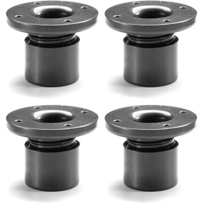 cyclingcolors 4 x möbelfötter, justerbara, svarta, 15 mm ± 3 mm, skruvar, fötter för möbler, justerbara skåpfötter cyclingcolors 4 x möbelfötter, justerbara, svarta, 15 mm ± 3 mm, skruvar, fötter för möbler, justerbara skåpfötter