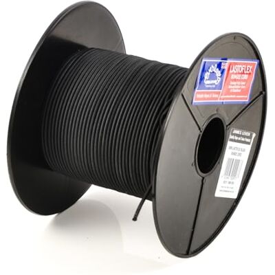 EVERLASTO 'Lastoflex' elastisk chock bungee-rep svart 3 mm (20 m) EVERLASTO 'Lastoflex' elastisk chock bungee-rep svart 3 mm (20 m)