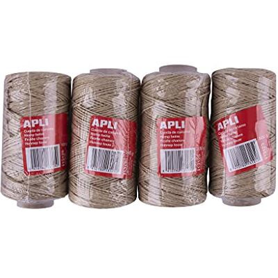 APLI 18962 Pack 4 spolar Hamprep 100g / 80 m per spole APLI 18962 Pack 4 spolar Hamprep 100g / 80 m per spole