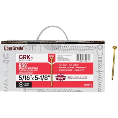 GRK 772691102317 RSS Bulk 1,55 cm x 1,27 cm skruv GRK 772691102317 RSS Bulk 1,55 cm x 1,27 cm skruv