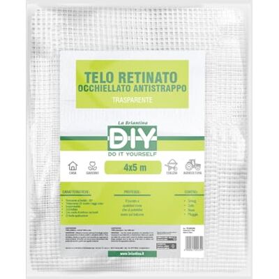 La Briantina Öljettduk i genomskinlig Retinerad polyeten, vattentät, slitstark, kallbeständig -30 °C, UV – förstärkta öljetter och kanter – trädgård, konstruktion, jordbruk La Briantina Öljettduk i genomskinlig Retinerad polyeten, vattentät, slitstark, kallbeständig -30 °C, UV – förstärkta öljetter och kanter – trädgård, konstruktion, jordbruk