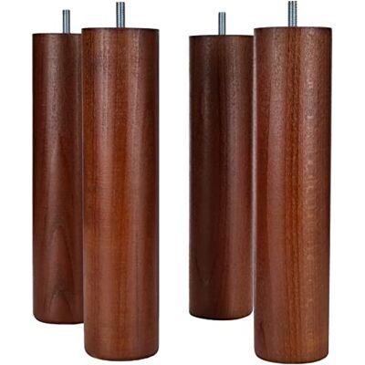 La Fabrique de Pieds AM20170041 Set med 4 cylindriga sängben trä nyans müsli 25 x 6 x 6 cm La Fabrique de Pieds AM20170041 Set med 4 cylindriga sängben trä nyans müsli 25 x 6 x 6 cm