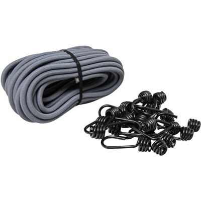 WERKA PRO 10 m spännrulle, Ø 8 mm med 20 krokar WERKA PRO 10 m spännrulle, Ø 8 mm med 20 krokar