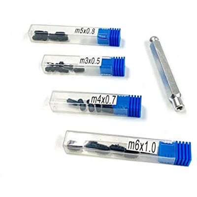 HHIP 3601-0517 28 delar M3 x .5, M4 x .7, M5 x .8, M6 x 1 överföringsskruvset HHIP 3601-0517 28 delar M3 x .5, M4 x .7, M5 x .8, M6 x 1 överföringsskruvset