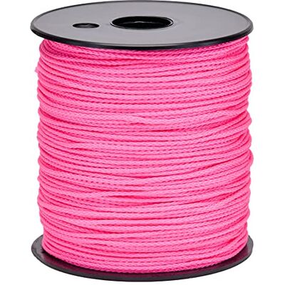 Flandria PP rosa flätad rep Ø 2 mm 200 M Flandria PP rosa flätad rep Ø 2 mm 200 M