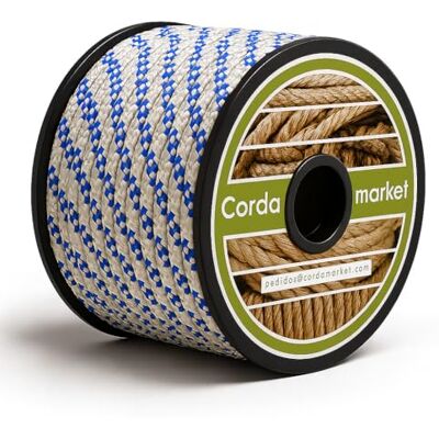 Cordamarket 8 mm drize-rep, vuxna unisex, vit, 50 mts Cordamarket 8 mm drize-rep, vuxna unisex, vit, 50 mts