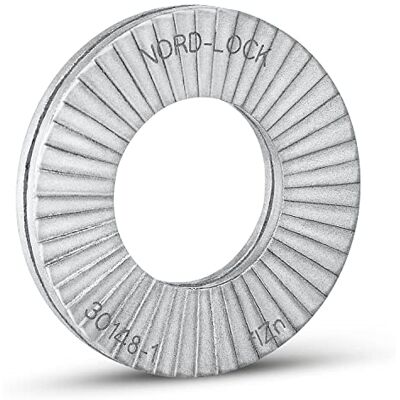 Nord-Lock Original Killåsningsbrickor NL10sp för M10 i stål med förstorad ytterdiameter (d) 10,7 mm x (D) 21 mm x (T) 2,5 mm Nord-Lock Original Killåsningsbrickor NL10sp för M10 i stål med förstorad ytterdiameter (d) 10,7 mm x (D) 21 mm x (T) 2,5 mm