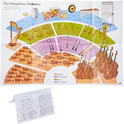 Wildgoose Education MU2201 Symphoniorkesteraffisch, 100 cm x 70 cm Wildgoose Education MU2201 Symphoniorkesteraffisch, 100 cm x 70 cm