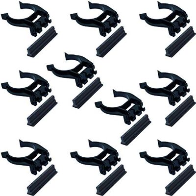 cyclingcolors 10 x skruvklämma för granstofflor plast möbelben 28 mm 34 mm kök badrum (Ø34 mm (granstjärt)) cyclingcolors 10 x skruvklämma för granstofflor plast möbelben 28 mm 34 mm kök badrum (Ø34 mm (granstjärt))