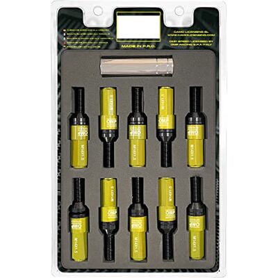 OMP Speed Set Performance Skruvar med Aluminium Protect M14X1.5 Hex 17-19, L 28 mm, Färg Gul Aluminium 7075+DIN 12.9, 20+1 per låda OMP Speed Set Performance Skruvar med Aluminium Protect M14X1.5 Hex 17-19, L 28 mm, Färg Gul Aluminium 7075+DIN 12.9, 20+1 per låda