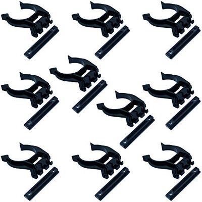 cyclingcolors 10 x skruvklämma för granstofflor plast möbelben 28 mm 34 mm kök badrum (Ø34 mm (skruv) cyclingcolors 10 x skruvklämma för granstofflor plast möbelben 28 mm 34 mm kök badrum (Ø34 mm (skruv)