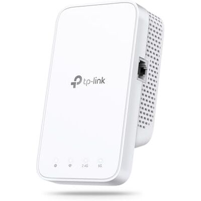 TP-Link RE330 WLAN-förstärkare repeater AC1200 (867 Mbps 5 GHz + 300 Mbps 2,4 GHz, WiFi-förstärkare, appkontroll, signalstyrkaindikator, kompatibel med alla WLAN-enheter, AP-läge) TP-Link RE330 WLAN-förstärkare repeater AC1200 (867 Mbps 5 GHz + 300 Mbps 2,4 GHz, WiFi-förstärkare, appkontroll, signalstyrkaindikator, kompatibel med alla WLAN-enheter, AP-läge)