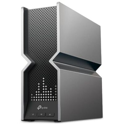 TP-Link Archer BE800 VÅRD Router, BE19000 Tri-band, 1 × 10 Gbps Ethernet/Fiber Combo WAN/LAN-port + 1 × 10 Gbps WAN/LAN-port + 4 × 2,5 Gbps portar + 1 × USB 3,0 port, LED-skärm Bred täckning. Stabil anslutning för många enheter. Kompatibel med EasyMesh TP-Link Archer BE800 VÅRD Router, BE19000 Tri-band, 1 × 10 Gbps Ethernet/Fiber Combo WAN/LAN-port + 1 × 10 Gbps WAN/LAN-port + 4 × 2,5 Gbps portar + 1 × USB 3,0 port, LED-skärm Bred täckning. Stabil anslutning för många enheter. Kompatibel med EasyMesh