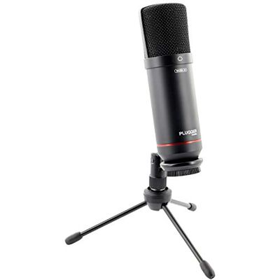 Plugger Pluggar MUSB 20 Cardioid Professional USB-kondensator svart. Streaming, podcast, spel, röstinspelning för Windows PC och Mac. Stativ, klämma och ram ingår. Plug & play. Plugger Pluggar MUSB 20 Cardioid Professional USB-kondensator svart. Streaming, podcast, spel, röstinspelning för Windows PC och Mac. Stativ, klämma och ram ingår. Plug & play.