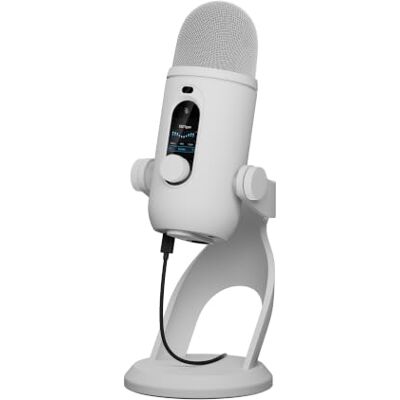Logitech Blue Yeti 2 USB-mikrofon för spelande, streaming & Skapare Röstnärhetssensor, AI-driven brusreducering, kondensatormikrofon för streaming, poddsändning, inspelning och Skapare, PC/Mac Logitech Blue Yeti 2 USB-mikrofon för spelande, streaming & Skapare Röstnärhetssensor, AI-driven brusreducering, kondensatormikrofon för streaming, poddsändning, inspelning och Skapare, PC/Mac