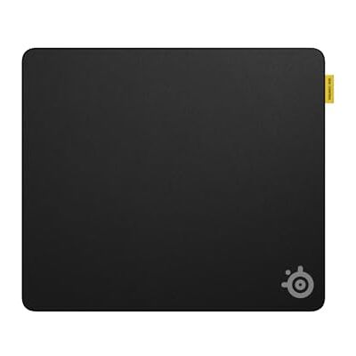 SteelSeries QcK L Performance Control Gaming Musmatta — Extra densitet för en smidig glidning — Lågprofilsstygn — Halkfri neoprengummibas — 42 x 49 cm — FPS, MOBAs, RTS, MMO SteelSeries QcK L Performance Control Gaming Musmatta — Extra densitet för en smidig glidning — Lågprofilsstygn — Halkfri neoprengummibas — 42 x 49 cm — FPS, MOBAs, RTS, MMO