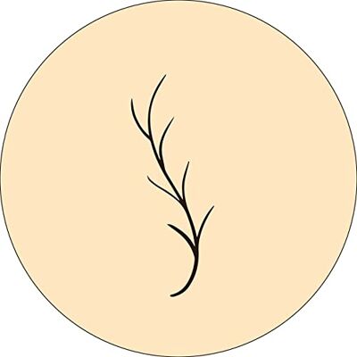 Bonateks , Runt digitalt tryckt musmatta, halkfri undersida, för kontor och hem, diameter: 22 cm Bonateks , Runt digitalt tryckt musmatta, halkfri undersida, för kontor och hem, diameter: 22 cm
