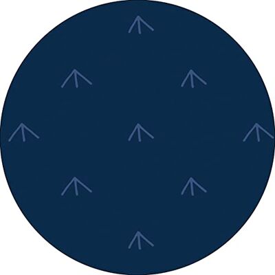 Bonateks , Runt digitalt tryckt musmatta, halkfri undersida, för kontor och hem, diameter: 22 cm Bonateks , Runt digitalt tryckt musmatta, halkfri undersida, för kontor och hem, diameter: 22 cm
