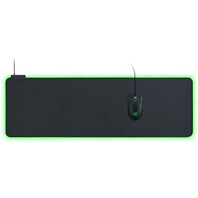 Razer Goliathus Extended Chroma Mjuk, förlängd musmatta för gaming med Chroma RGB-belysning (kabelhållare, tygyta, quiltad kant, optimerad för alla möss) Svart Razer Goliathus Extended Chroma Mjuk, förlängd musmatta för gaming med Chroma RGB-belysning (kabelhållare, tygyta, quiltad kant, optimerad för alla möss) Svart