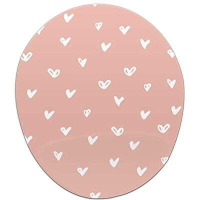Bonamaison , Ergonomisk musmatta med handledsstöd, digital tryckt musmatta anti-senskida problem, halkfri baksida, för kontor och hem, storlek: 20 x 23 cm Bonamaison , Ergonomisk musmatta med handledsstöd, digital tryckt musmatta anti-senskida problem, halkfri baksida, för kontor och hem, storlek: 20 x 23 cm