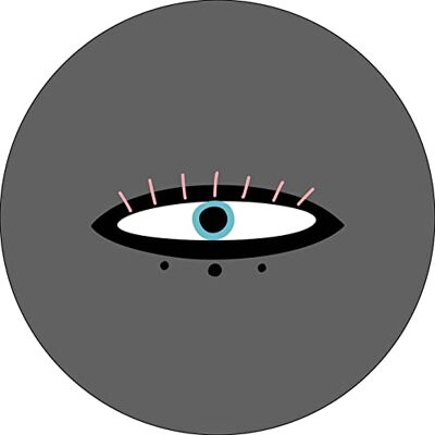 Bonateks , Runt digitalt tryckt musmatta, halkfri undersida, för kontor och hem, diameter: 22 cm Bonateks , Runt digitalt tryckt musmatta, halkfri undersida, för kontor och hem, diameter: 22 cm