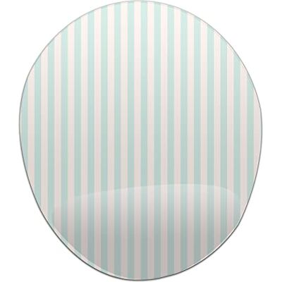 Bonamaison , Ergonomisk musmatta med handledsstöd, digital tryckt musmatta anti-senskida problem, halkfri baksida, för kontor och hem, storlek: 20 x 23 cm Bonamaison , Ergonomisk musmatta med handledsstöd, digital tryckt musmatta anti-senskida problem, halkfri baksida, för kontor och hem, storlek: 20 x 23 cm