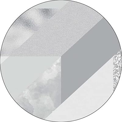 Bonateks , Runt digitalt tryckt musmatta, halkfri undersida, för kontor och hem, diameter: 22 cm Bonateks , Runt digitalt tryckt musmatta, halkfri undersida, för kontor och hem, diameter: 22 cm