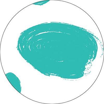 Bonateks , Runt digitalt tryckt musmatta, halkfri undersida, för kontor och hem, diameter: 22 cm Bonateks , Runt digitalt tryckt musmatta, halkfri undersida, för kontor och hem, diameter: 22 cm