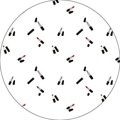 Bonateks , Runt digitalt tryckt musmatta, halkfri undersida, för kontor och hem, diameter: 22 cm Bonateks , Runt digitalt tryckt musmatta, halkfri undersida, för kontor och hem, diameter: 22 cm