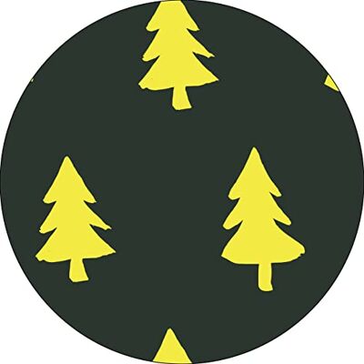 Bonateks , Runt digitalt tryckt musmatta, halkfri undersida, för kontor och hem, diameter: 22 cm Bonateks , Runt digitalt tryckt musmatta, halkfri undersida, för kontor och hem, diameter: 22 cm