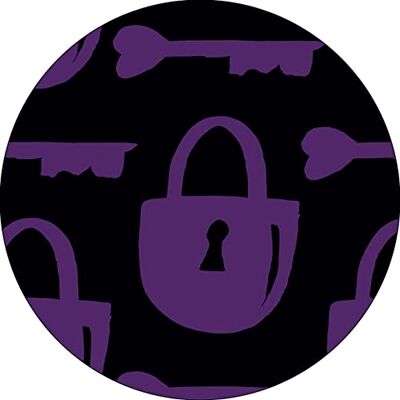 Bonateks , Runt digitalt tryckt musmatta, halkfri undersida, för kontor och hem, diameter: 22 cm Bonateks , Runt digitalt tryckt musmatta, halkfri undersida, för kontor och hem, diameter: 22 cm
