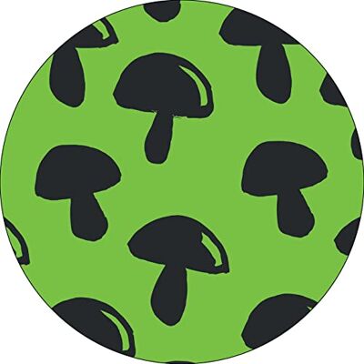 Bonateks , Runt digitalt tryckt musmatta, halkfri undersida, för kontor och hem, diameter: 22 cm Bonateks , Runt digitalt tryckt musmatta, halkfri undersida, för kontor och hem, diameter: 22 cm