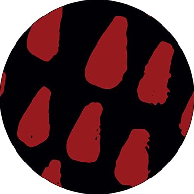 Bonateks , Runt digitalt tryckt musmatta, halkfri undersida, för kontor och hem, diameter: 22 cm Bonateks , Runt digitalt tryckt musmatta, halkfri undersida, för kontor och hem, diameter: 22 cm