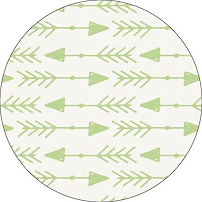 Bonateks , Runt digitalt tryckt musmatta, halkfri undersida, för kontor och hem, diameter: 22 cm Bonateks , Runt digitalt tryckt musmatta, halkfri undersida, för kontor och hem, diameter: 22 cm