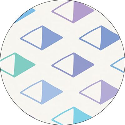 Bonateks , Runt digitalt tryckt musmatta, halkfri undersida, för kontor och hem, diameter: 22 cm Bonateks , Runt digitalt tryckt musmatta, halkfri undersida, för kontor och hem, diameter: 22 cm