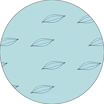 Bonateks , Runt digitalt tryckt musmatta, halkfri undersida, för kontor och hem, diameter: 22 cm Bonateks , Runt digitalt tryckt musmatta, halkfri undersida, för kontor och hem, diameter: 22 cm