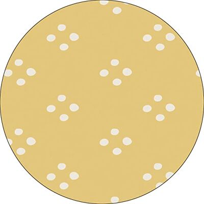 Bonateks , Runt digitalt tryckt musmatta, halkfri undersida, för kontor och hem, diameter: 22 cm Bonateks , Runt digitalt tryckt musmatta, halkfri undersida, för kontor och hem, diameter: 22 cm