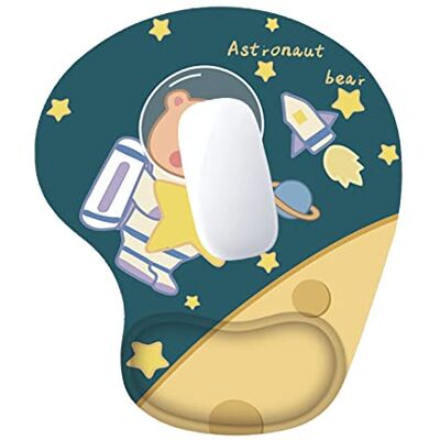 Visaccy Viasccy Musmatta med handledsstöd ergonomisk musmatta med halkfri gummibas minnesskum musmatta söt musmatta för bärbar dator hem kontor arbete spel, C12 Visaccy Viasccy Musmatta med handledsstöd ergonomisk musmatta med halkfri gummibas minnesskum musmatta söt musmatta för bärbar dator hem kontor arbete spel, C12