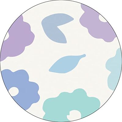 Bonateks , Runt digitalt tryckt musmatta, halkfri undersida, för kontor och hem, diameter: 22 cm Bonateks , Runt digitalt tryckt musmatta, halkfri undersida, för kontor och hem, diameter: 22 cm
