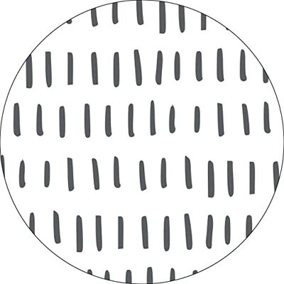 Bonateks , Runt digitalt tryckt musmatta, halkfri undersida, för kontor och hem, diameter: 22 cm Bonateks , Runt digitalt tryckt musmatta, halkfri undersida, för kontor och hem, diameter: 22 cm