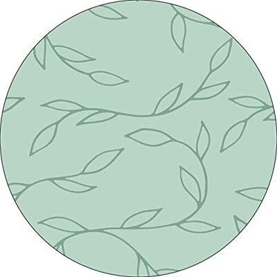 Bonateks , Runt digitalt tryckt musmatta, halkfri undersida, för kontor och hem, diameter: 22 cm Bonateks , Runt digitalt tryckt musmatta, halkfri undersida, för kontor och hem, diameter: 22 cm