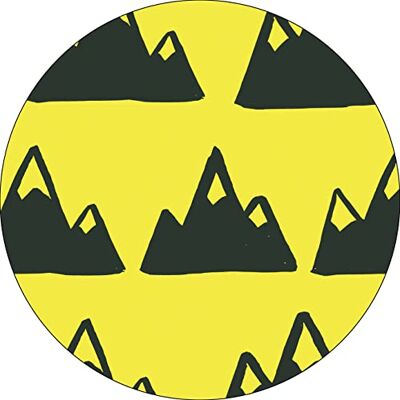 Bonateks , Runt digitalt tryckt musmatta, halkfri undersida, för kontor och hem, diameter: 22 cm Bonateks , Runt digitalt tryckt musmatta, halkfri undersida, för kontor och hem, diameter: 22 cm