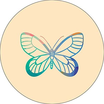 Bonateks , Runt digitalt tryckt musmatta, halkfri undersida, för kontor och hem, diameter: 22 cm Bonateks , Runt digitalt tryckt musmatta, halkfri undersida, för kontor och hem, diameter: 22 cm