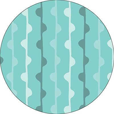 Bonateks , Runt digitalt tryckt musmatta, halkfri undersida, för kontor och hem, diameter: 22 cm Bonateks , Runt digitalt tryckt musmatta, halkfri undersida, för kontor och hem, diameter: 22 cm